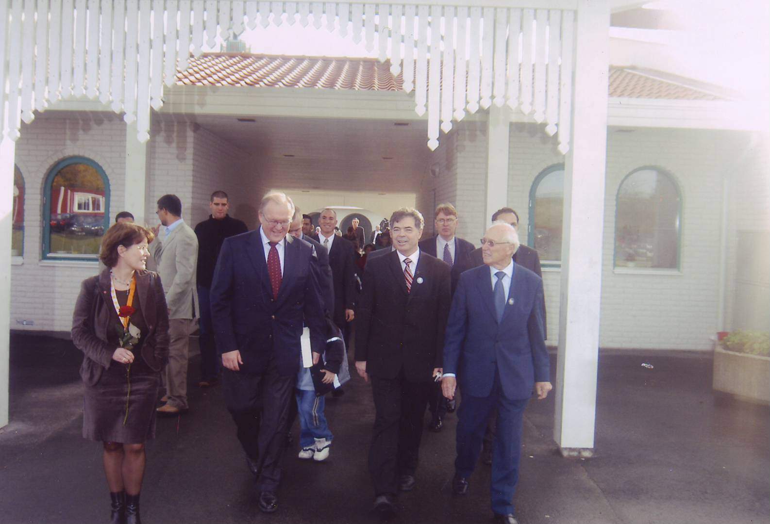 Statsministern Göran Persson besöker Islamic Center 2005.