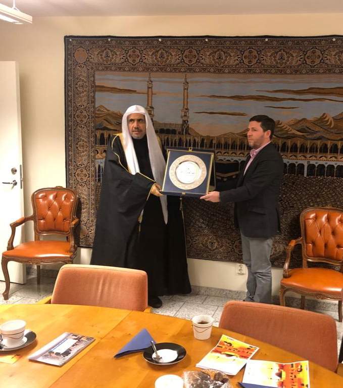 MWL Ordförande Dr. Mohammad Al-Issa besöker Islamic Center. November 2019.